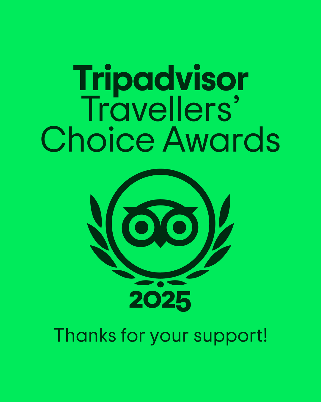 Travellers’ Choice 2025
